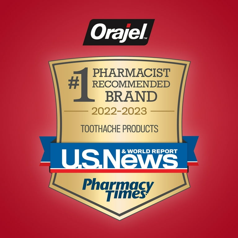 Orajel 4X Medicated For Toothache & Gum Gel, .25OZ