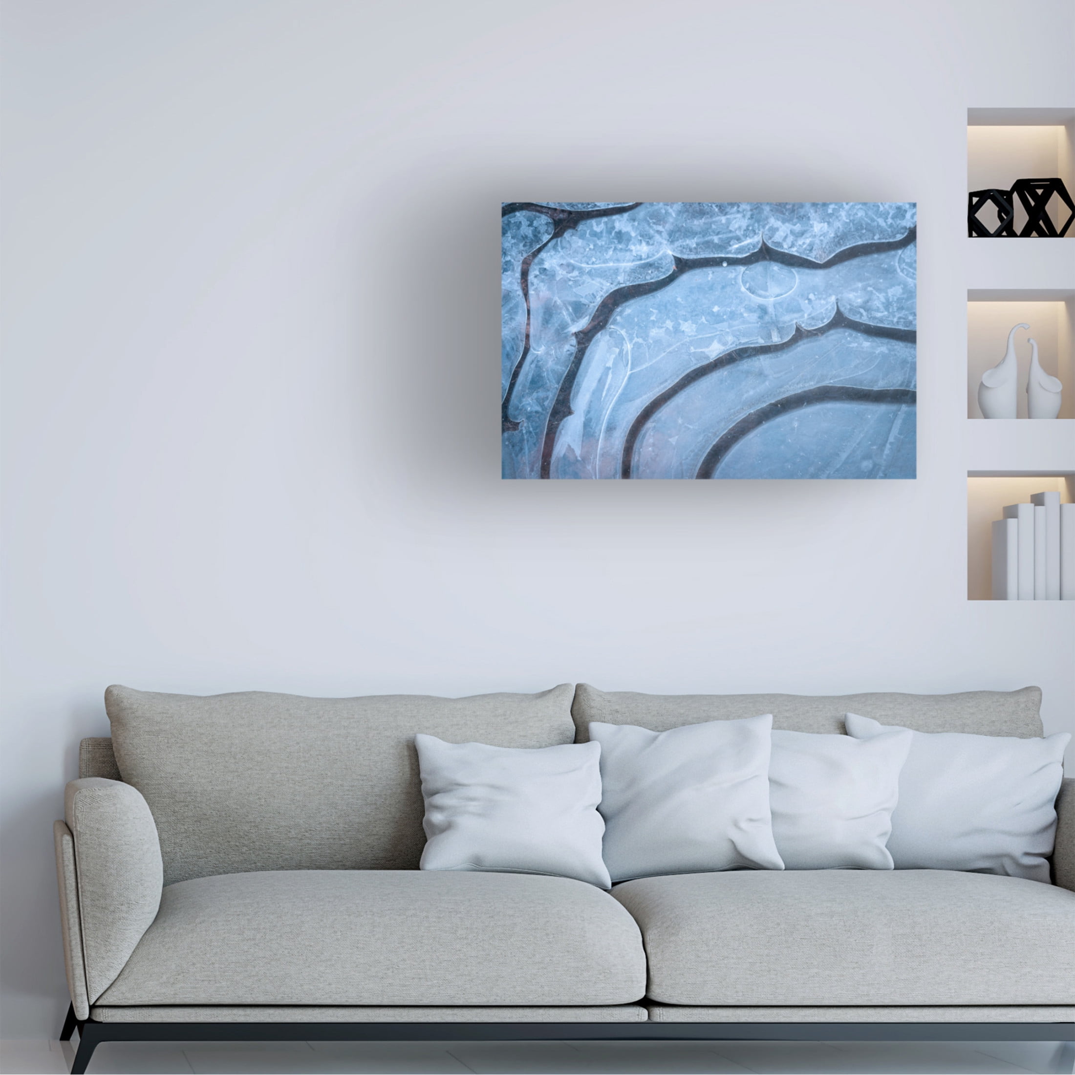 Trademark Fine Art Christian Lindsten Iceformations Canvas Wall Art