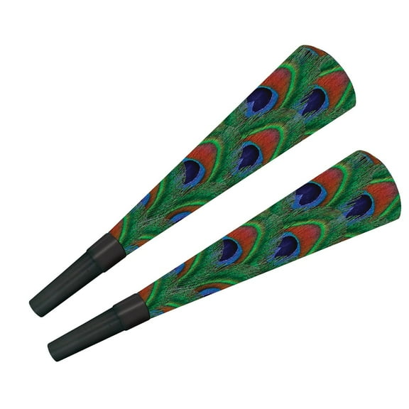 Beistle 9" Peacock Horns 100/Pack 88266-100