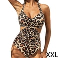 thumbnail image 1 of Traje de baño de una pieza para mujer, nuevo, estilo europeo y americano, sexy, de comercio exterior, talla grande, Amazon Aliexpress, estampado conservador., 1 of 2