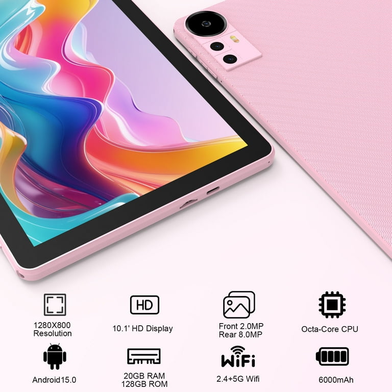 CUPEISI Android 15 Tablet 10 Inch, 20GB RAM+128GB ROM/2TB