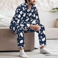 thumbnail image 6 of KLL Swan Sleepwear Mens Flannel Pajamas,Long Cotton Pj Set, 6 of 7