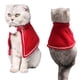 thumbnail image 3 of Traje de Navidad rojo perro gato capa mascota mini vestido Cape741, 3 of 6