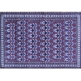thumbnail image 1 of Ahgly Company Indoor Rectangle Persian Blue Traditional Area Rugs, 8' x 12', 1 of 4