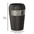 thumbnail image 3 of Stainless Steel Bathroom Tumbler Cup | Decorative Rinse Cup,Drinking Glass,Toothbrush & Makeup Brush Holder for Vanity Countertops,Sink & Desk, 3 of 4
