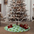 thumbnail image 4 of Rateoe Froggs In The Lake Pattern Christmas Tree Skirt with Ties, Christmas Tree Decorations, Farmhouse Christmas Decor Xmas Holiday Decorations-30", 4 of 6