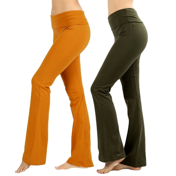 bootleg yoga pants with pockets