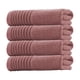 thumbnail image 2 of Toalla Suave y Absorbente de Hilo a Rayas de Color Sólido, Toalla Facial, Juego de Cuatro Unidades., 2 of 6