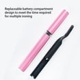 thumbnail image 4 of Seitruly Rizador de pestañas eléctrico para niñas Herramientas de maquillaje alimentadas por batería Suministros de belleza Difuminador de ojos Violeta, 4 of 6