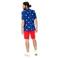 thumbnail image 2 of OppoSuits Complet Formel à Deux Boutons pour Homme à Étoiles et Rayures, Bleu, 44 Régulier / 44W x 9 1/2L, 2 of 2