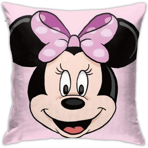 Yellow Donald Duck Pillow Covers Pillow Shams Decor Pillowcases for Bed Sofa Couch-Cute Minnie