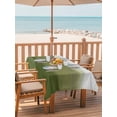 thumbnail image 2 of Outdoor Tablecloth with Umbrella Hole for Patio/Picnic/Party/Camping, Sage Green Ombre Waterproof Table Cloth Rectangle Table Cover Washable, Modern Abstract Art Texture (52"x 70"), 2 of 8