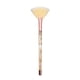 thumbnail image 4 of Pincel de maquillaje en forma de abanico que toca suavemente tu rostro. Cómodo pincel de maquillaje suelto. Dorado, 4 of 9