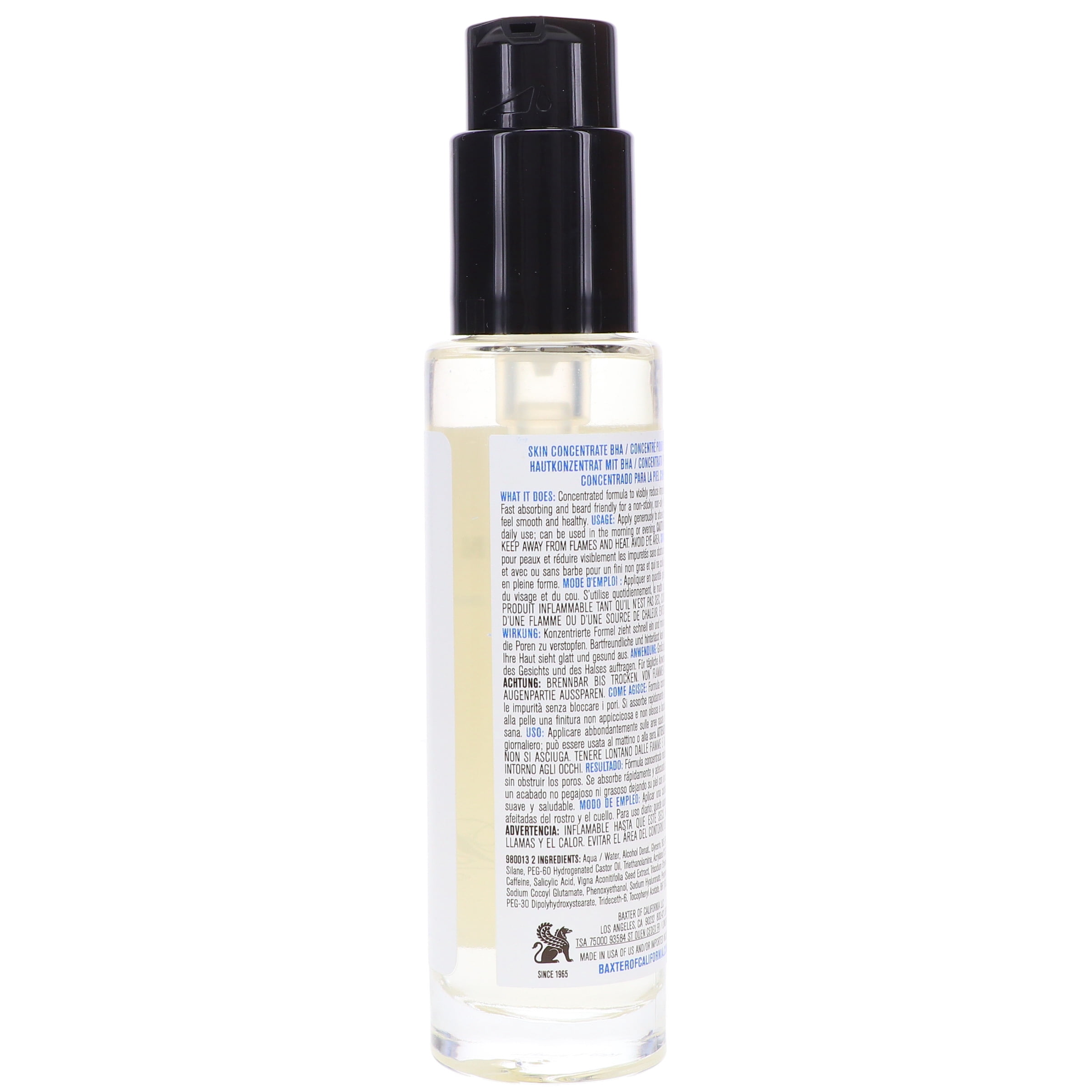 Skin Concentrate BHA by Baxter Of California for Men - 1.7 oz Serum