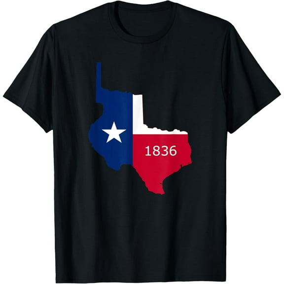 Republic of Texas 1836 Lone Star State T-Shirt T-ShirtPure cotton short-sleeved shirts for both men and women