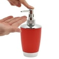 thumbnail image 3 of Unique Bargains 1 Set Elegant Soap Pump Dispenser Toothbrush Holder and Soap Dish Set for Bathroom for Laundry Rooms Red, 3 of 6