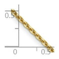 thumbnail image 2 of 14k Yellow Gold Polished 1.65mm Solid Sparkle Cut Cable Chain Necklace 18 Inch Lobster Claw - Chain Necklace for Women a, 2 of 2