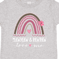 thumbnail image 4 of Inktastic Mawmaw and Pawpaw Love Me Girls Toddler T-Shirt, 4 of 5