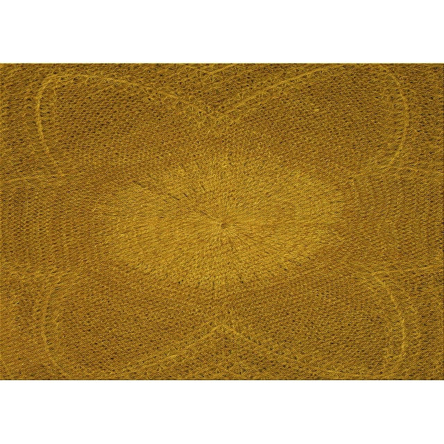 Ahgly Company Tapis d'Intérieur Lavables en Machine, Rectangle Transitionnel Brun Acajou, 5' x 7'