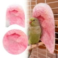 thumbnail image 5 of FEISHENTT USB Rechargeable Self-Heating Corner Bird Blanket and Heated Bird Perch for Cage Cozy Warmer Parrot House Hanging Hammock Toy Small Animals Shelter Plush Bedding, 5 of 5