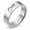 Silver, variant on Unisex Pinky Promise Band Ring in Stainless Steel, US Sizes 6-13, 6mm Profile with Linked Hands and Inner I Love You Inscription for Anniversary Gifts