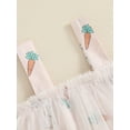 thumbnail image 6 of Suealasg Toddler Girls Summer Dress Sleeveless Strawberry/Rabbit Print Tulle A-line Dress 6M 1T 2T 3T 4T Kids Baby Girls Casual Dress, 6 of 7