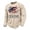Beige-B#140527BB, variant on 250 Anniversary USA Shirt Mens American Flag Long Sleeve Shirts for Men We the People 1776-2026 4th of July 250 Anniversary USA Shirt Brown L