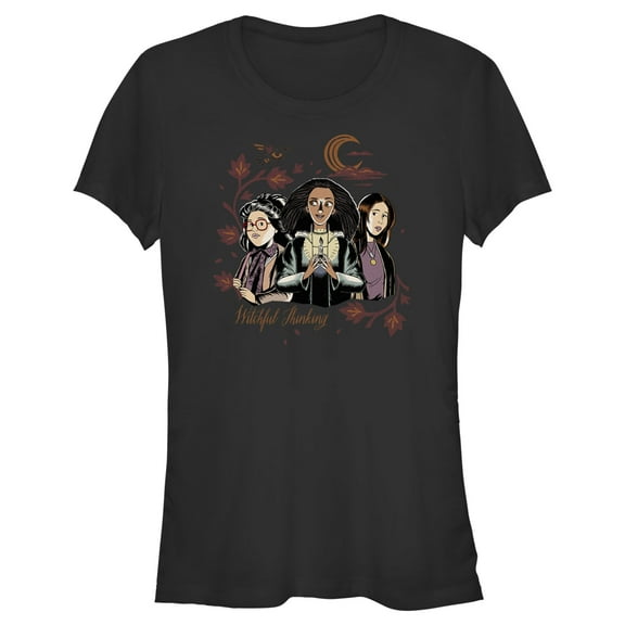 Junior's Hocus Pocus 2 Witchful Thinking Graphic Tee Black 2X Large