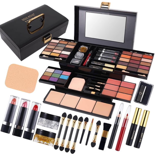 Paleta de maquillaje Miss Rose M 58 Color con kit completo para mujer