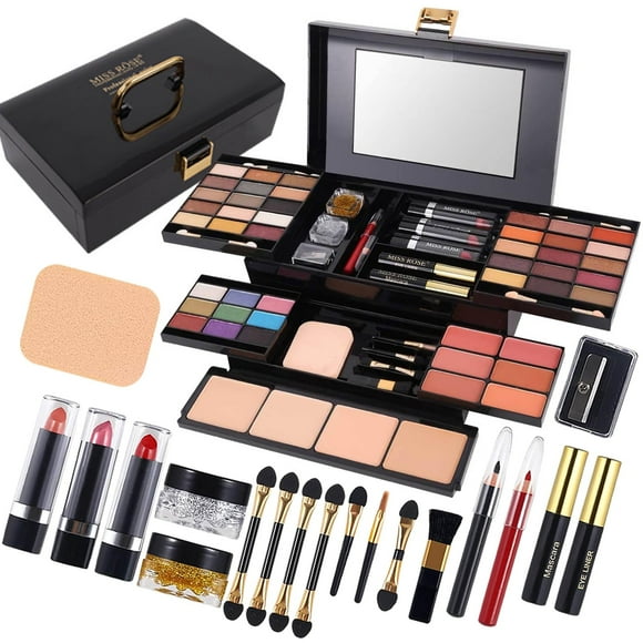 Paleta de maquillaje Miss Rose M 58 Color con kit completo para mujer