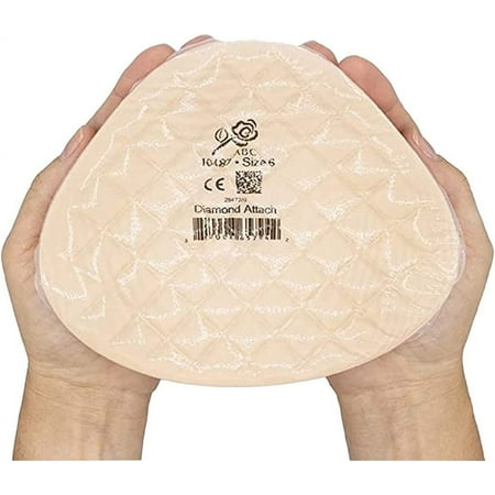 Breast Form ABC Diamond Attach Size 5 Blush Pink