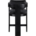 thumbnail image 5 of Meridian Furniture Sacha Black Velvet Stool, 5 of 9