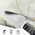 thumbnail image 6 of Yayeee Runner Rug for Bedroom 2'x6' Machine Washable Hallway Non Slip Mat, Gray Marble Pattern, 6 of 8