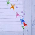thumbnail image 4 of Creative Lucky Humming Bird Wind Bells Chimes Hanging Gifts Decor(Purple), 4 of 6