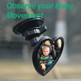 thumbnail image 4 of Visland Universal Car Interior Rearview Heart-Shaped Baby Mirror Wide Angle Convex Mirror for Rear Passengers Stable Rearview Mirror Attachment, 4 of 8