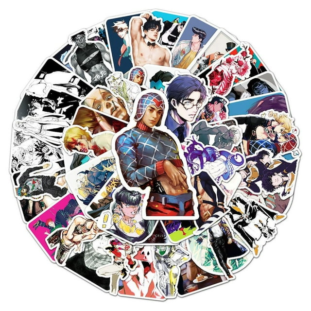 Pegatinas Jojos Bizarre Adventure Anime, paquete de 53 piezas