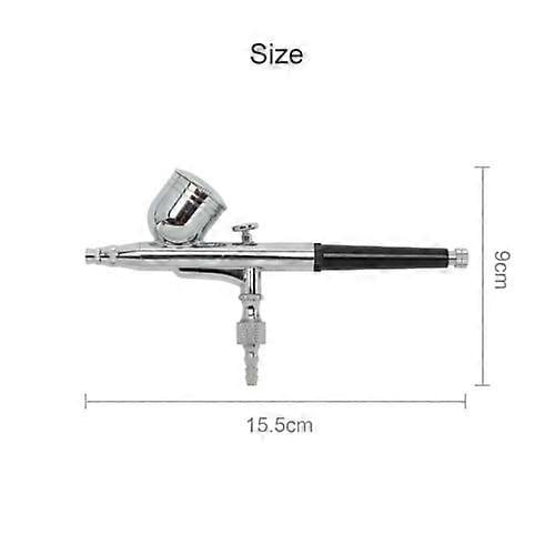Home Dual Action Gravity Feed 0.5mm Spray Gun Airbrush Nail Art Paint Kit Tattoo
