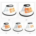 thumbnail image 3 of Adjustable Recovery Pet Cone E-Collar for Cats Puppy Rabbit, Pet Elizabeth Anti-Bite Lick Wound Protective Collar, 3 of 6
