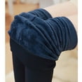 thumbnail image 2 of KOMOO Women Fleece Lined Leggings Tummy Control Winter Warm Thick Tights Thermal Velvet Stretchy Leggings, 2 of 6