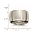 thumbnail image 6 of Chisel Stainless Steel Brushed 12mm Half Round Band, 6 of 7