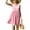 Pink, variant on Womens Dresses Sleeveless Plain Sundresses for Women Casual Tank Dresses,XL(16-18)