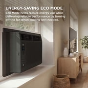 TCL 5,000 BTU Window Air Conditioner (Black) - 150 Sq ft, LED Display, Included Remote, Compact, Dorm Friendly - W5W3M-B