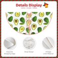 thumbnail image 4 of Daiia Avocado1 Drawing Merry Christmas Tree Skirt , Xmas Large Lace-up Tree Skirt, Santa Snowflakes Rustic Home Decorations New Year Party Farmhouse Decor-36", 4 of 7