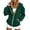 Dark Green, variant on AJGRHE Hoodie Women's Sweat Jacket Hooded Jacket Long Sweatshirt Hooded Zip Coat Oversize Pullover Transition Jacket Black M