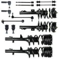 thumbnail image 3 of CCIYU Complete Suspension Kit Fits 96 97 98 99 00 01 02 03 04 05 06 07 for Ford Taurus Includes Front and Rear pair Strut Spring Assembly Tie Rod End Stabilizer Bar Link Kit Ball Joint, 3 of 5