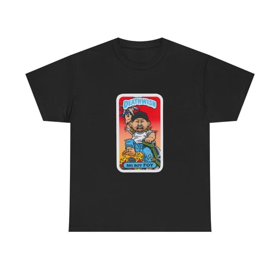 Big Boy Foy Low Life Kid Deathwish 2000s Skateboard Vintage Classic TShirt Print - Black / M