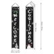 thumbnail image 2 of Amosfun 2 piezas Letrero de bienvenida para porche de Navidad Decoración navideña para fiesta Puerta de casa Negro, 2 of 3