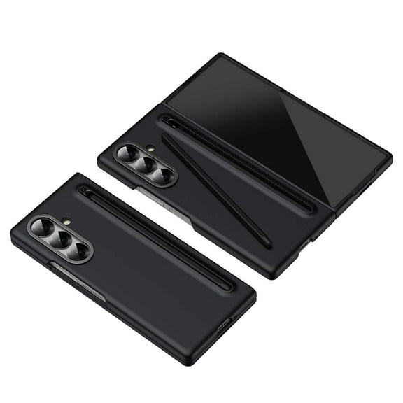 For Samsung Galaxy Z Fold 7 Case with S Pen Holder & Slim Stylus,Full Coverage Screen Protector Shockproof Ultra Slim Thin Fit Rugged Phone Case for Samsung Galaxy Z Fold 7,Black