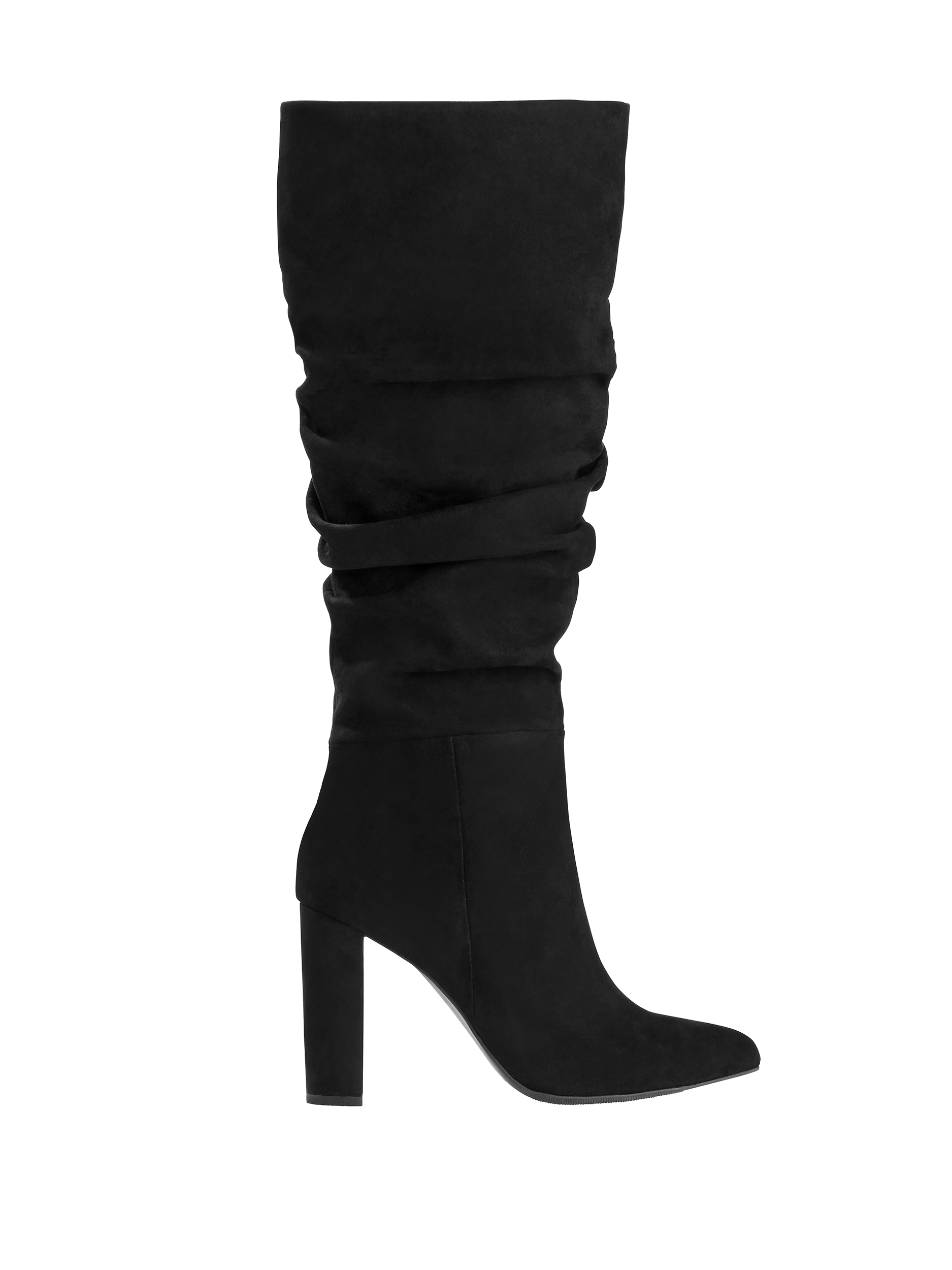 Scoop Women’s Penny Microsuede Slouch Boots - image 2 of 6