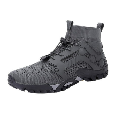 

Outdoor Hiking Shoes Men Non Hiking Work Clothes Sports Shoes Swimming Wading Off Road And River Tracing Shoes Stretch Summer Fall Easy to Clean